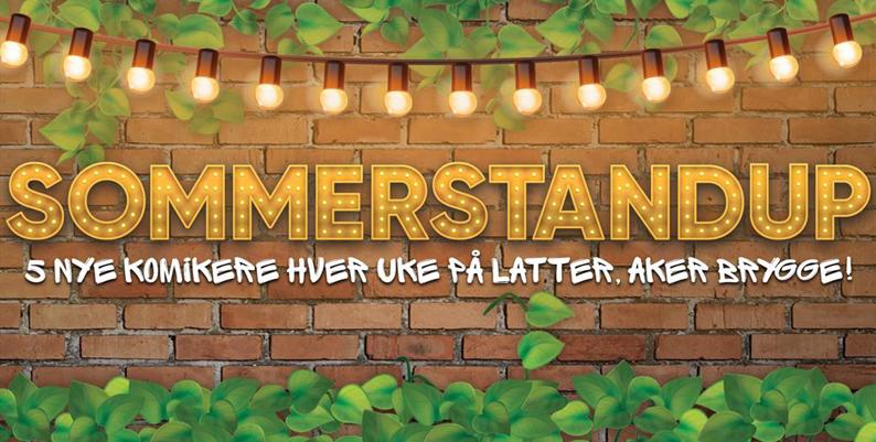Promobilde for Latter Sommerstandup hotellpakke med billetter