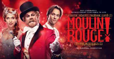 Link til Moulin Rouge The Musical Chateau Neuf  hotellpakke med billetter
