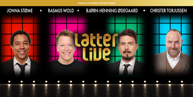 Promobilde for Latter Live hotellpakke med billetter